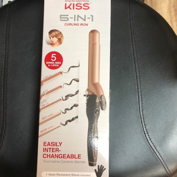Kiss Hair Brand New Stylish Kiss Curling Iron Four Barrel Sticks